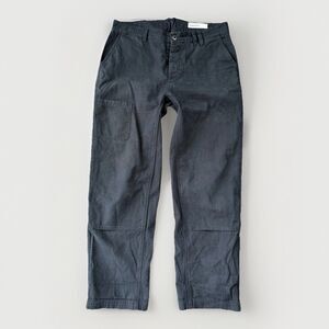 IMPERFECTS Black Cotton Double Knee Courier Utility Pants Size 34